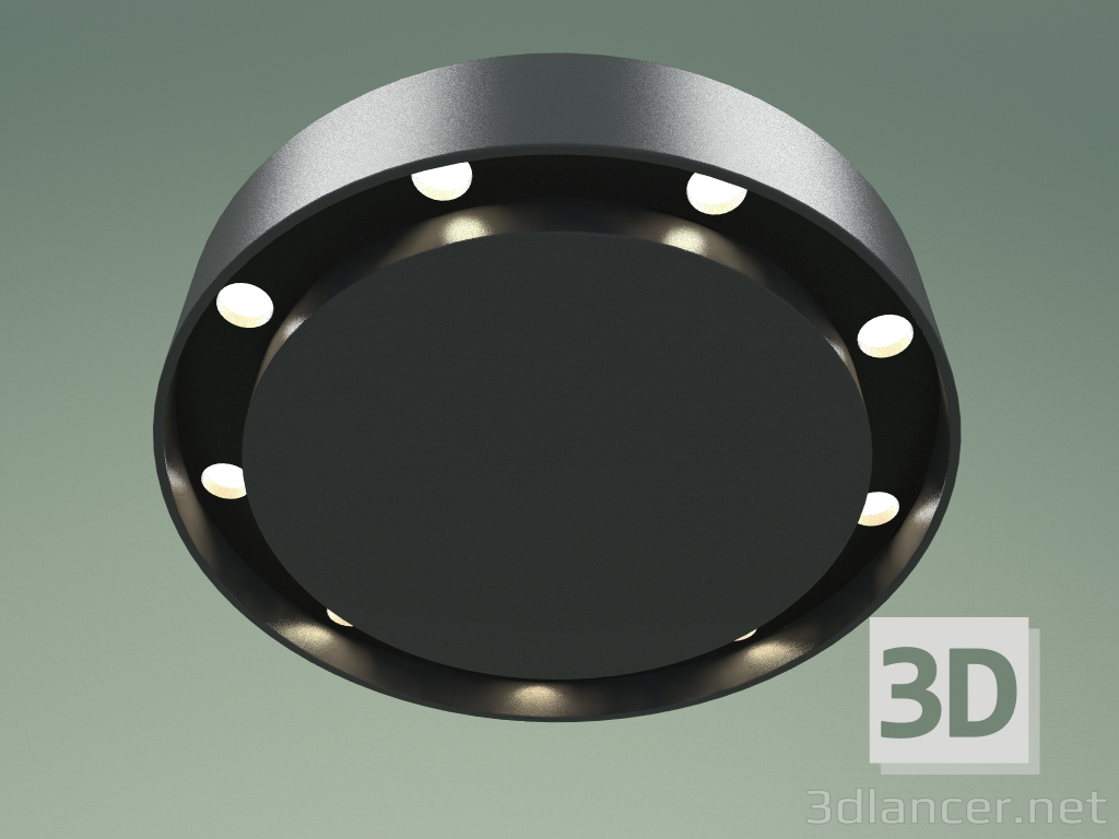 3d model Surface mounted spotlight RSLC78073 9x1.5W BK 3000K - preview