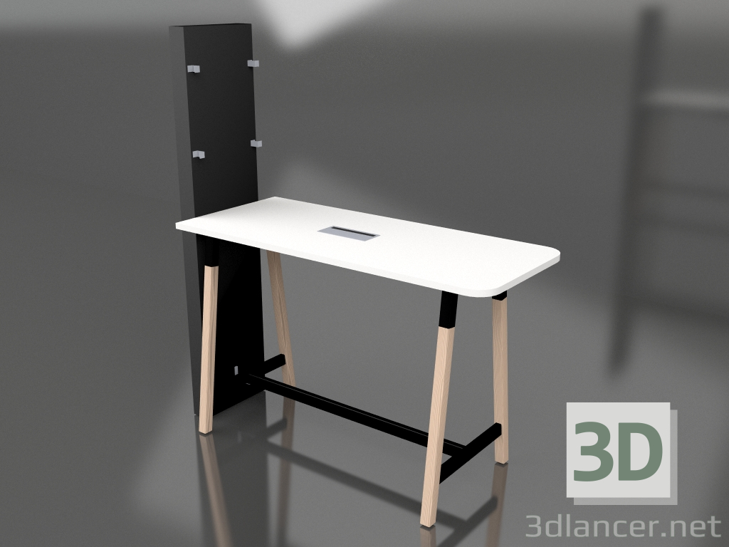 3D modeli Multimedya istasyonu MSW01 (1950x700) - önizleme