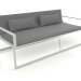 3d model 2-seater sofa (Cement gray) - preview