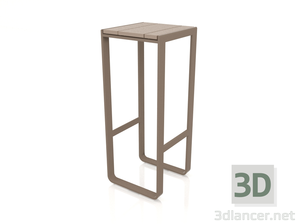 modello 3D Sgabello alto (Bronzo) - anteprima