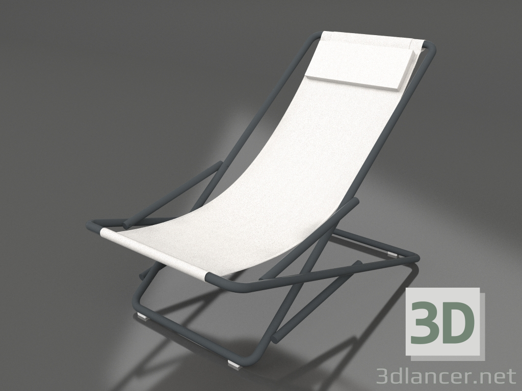 Modelo 3d Espreguiçadeira sexy (Antracite) - preview