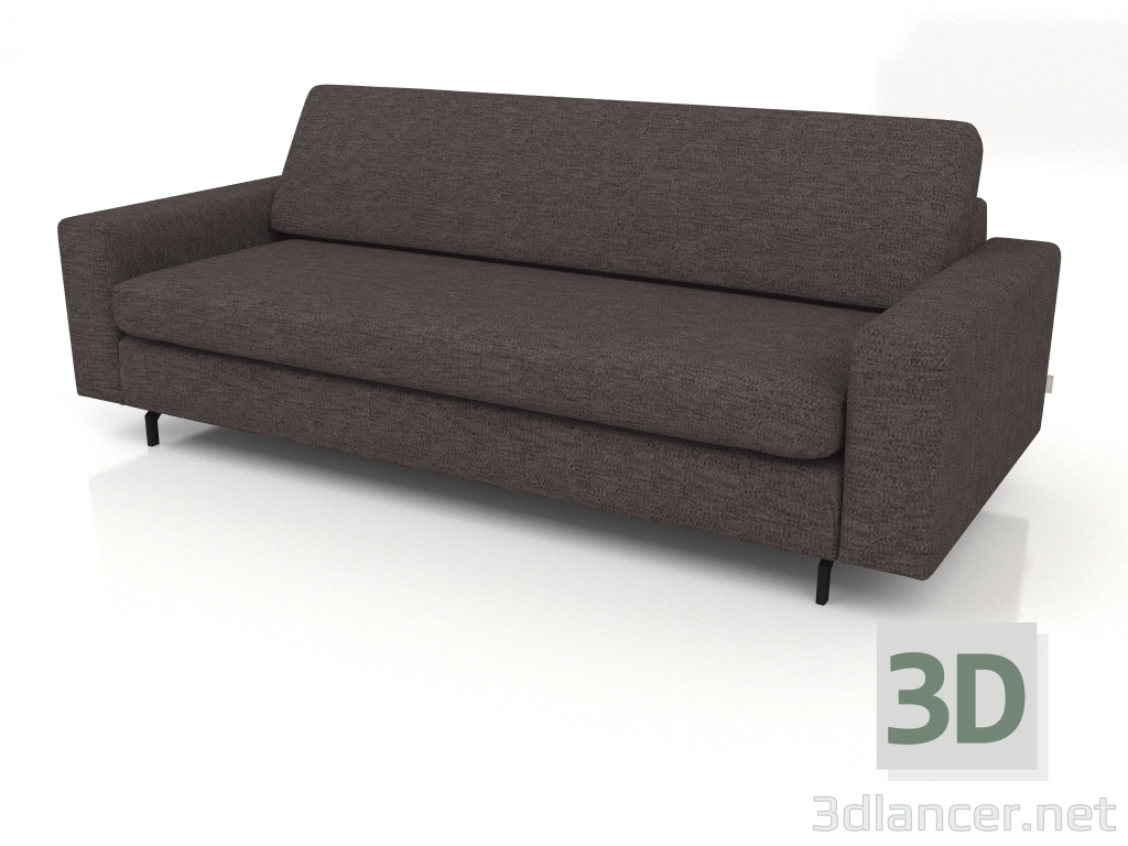 3d model Jean 2.5-seater sofa (Anthracite) - preview