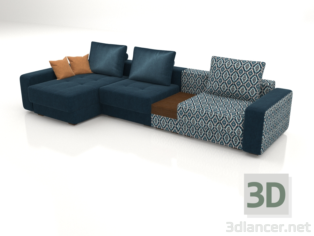 3d model Sofá Oxford - vista previa