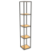 3d model Large square rack (WOOD, 30x30x170, 5 shelves) - preview