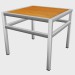 3d model mesa auxiliar de mesa de madera del lado superior de 78 761 - vista previa