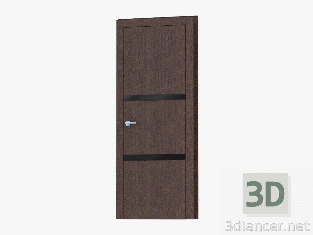 3d model Interroom door (45.30 black) - preview