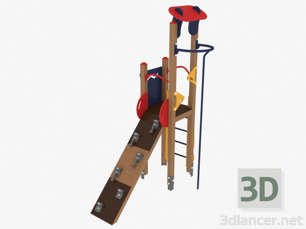 3d model Complejo deportivo infantil (7810) - vista previa