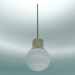 3d model Pendant lamp Mass Light (NA5, Ø12.6cm, H 18.3cm, Brass) - preview