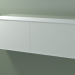 Modelo 3d Caixa dupla (8AUFBA03, Glacier White C01, HPL P01, L 144, P 36, H 48 cm) - preview