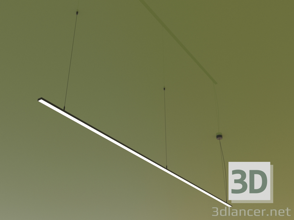 3d model Luminaria LINEAR P1228 (2500 mm) - vista previa