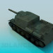 3d модель ISU-152 – превью