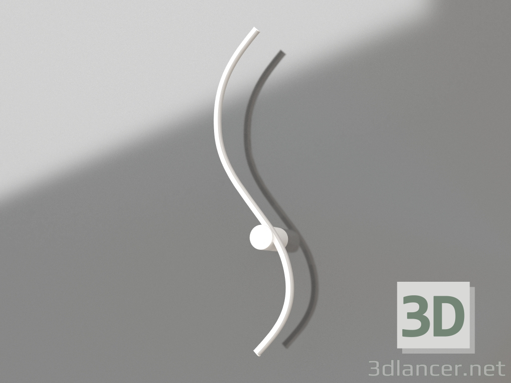 3d model Sconce Letizia white (08429-80,01) - preview