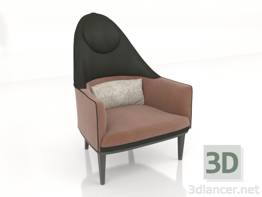 3d model Sillón (D675) - vista previa