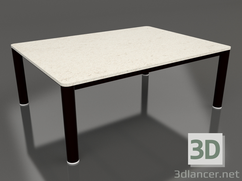 3d model Mesa de centro 70×94 (Negro, DEKTON Danae) - vista previa