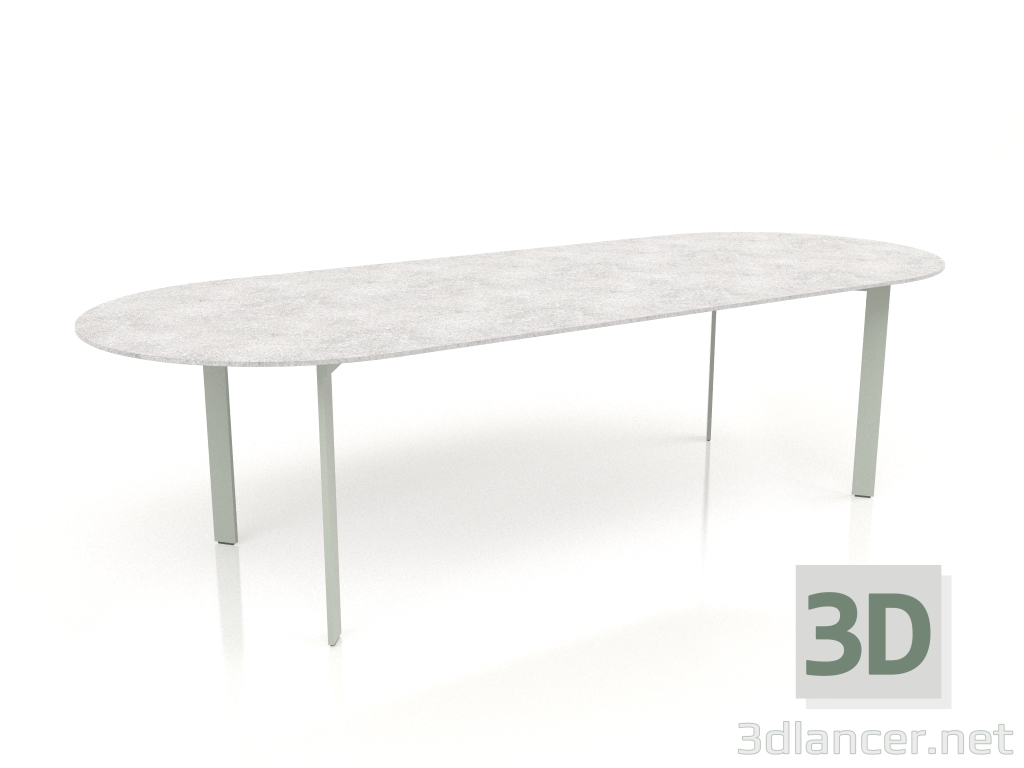 3D Modell Esstisch (Zementgrau) - Vorschau