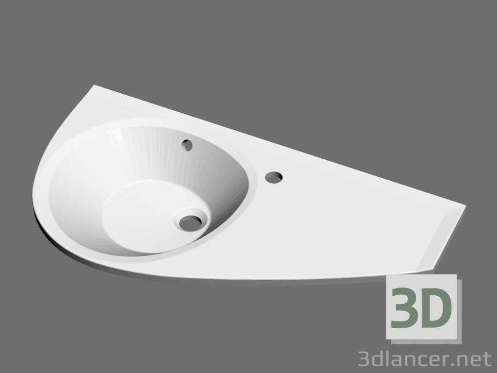 3d model Lavabo Avocado R - vista previa