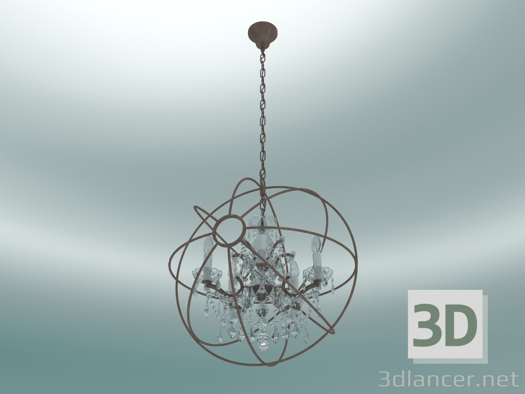 Modelo 3d Noiva do candelabro (MSF6005-6DS) - preview