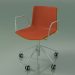 3d model Chair 0466 (5 wheels, with armrests, with front trim, polypropylene PO00118) - preview