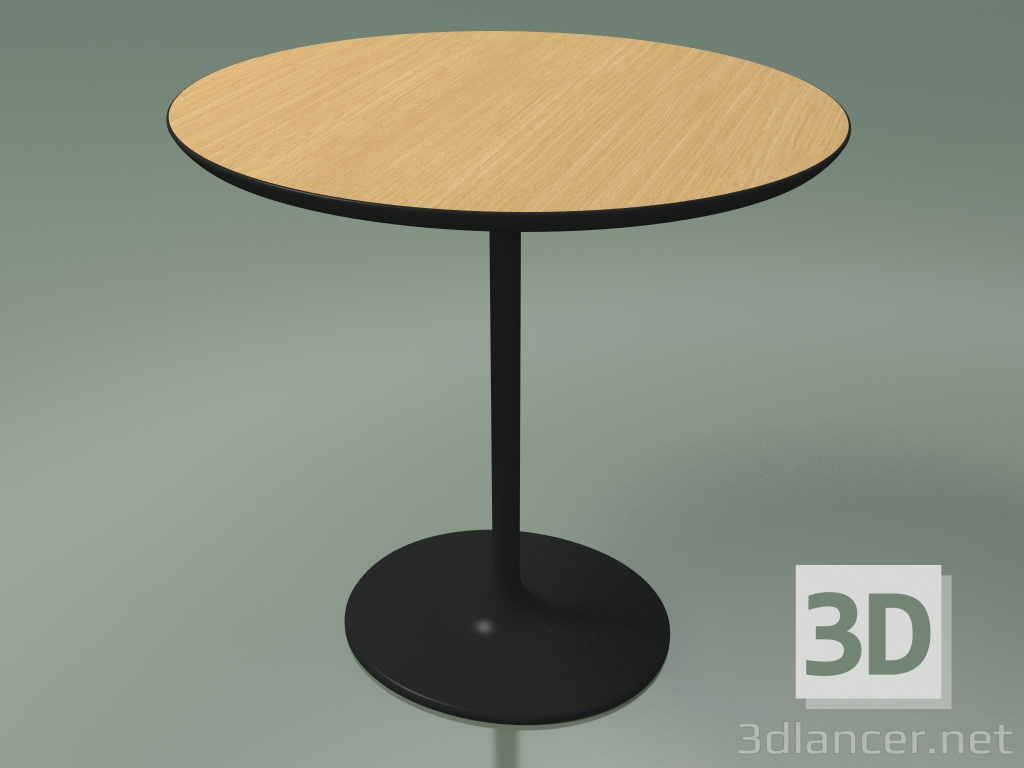 3d model Mesa de centro oval 0680 (H 50 - 51х47 cm, roble natural, V44) - vista previa