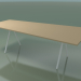 3D Modell Trapeztisch 5412 (H 74 - 120-80x240 cm, Laminat Fenix F03, V12) - Vorschau