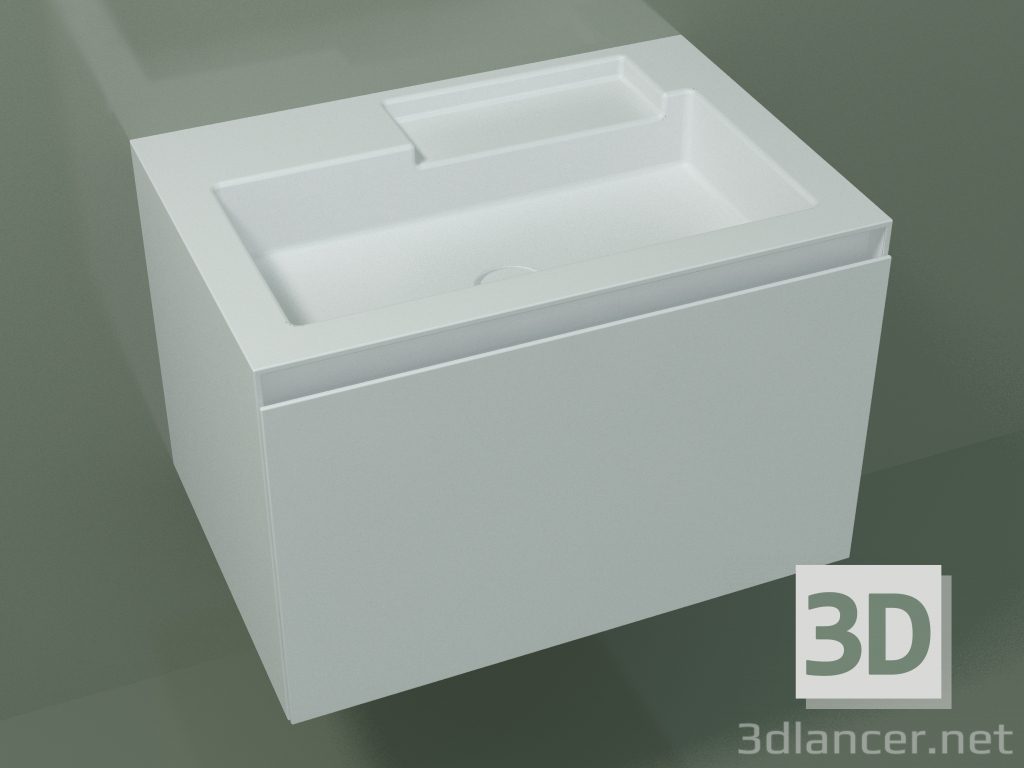 3D modeli Çekmeceli lavabo (L 72, P 50, H 48 cm) - önizleme