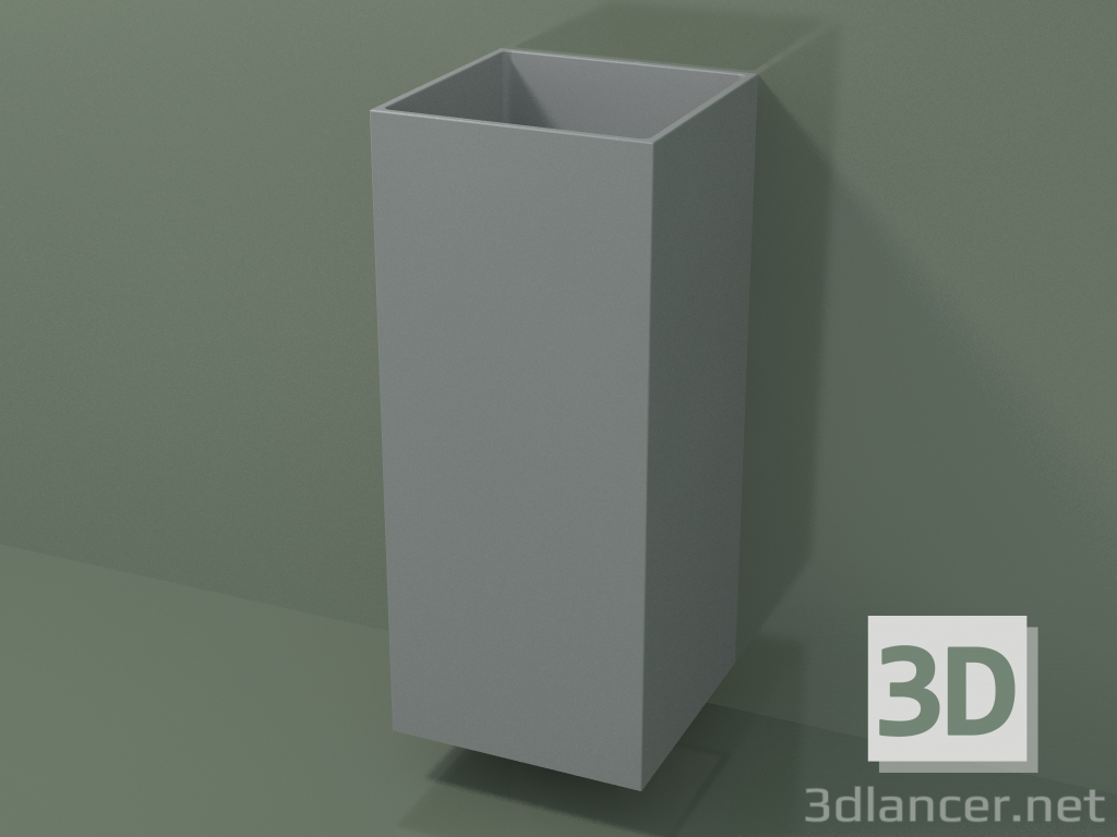 3d model Lavabo de pared (03UN16102, Silver Grey C35, L 36, P 36, H 85 cm) - vista previa