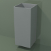 3d model Lavabo de pared (03UN16102, Silver Grey C35, L 36, P 36, H 85 cm) - vista previa