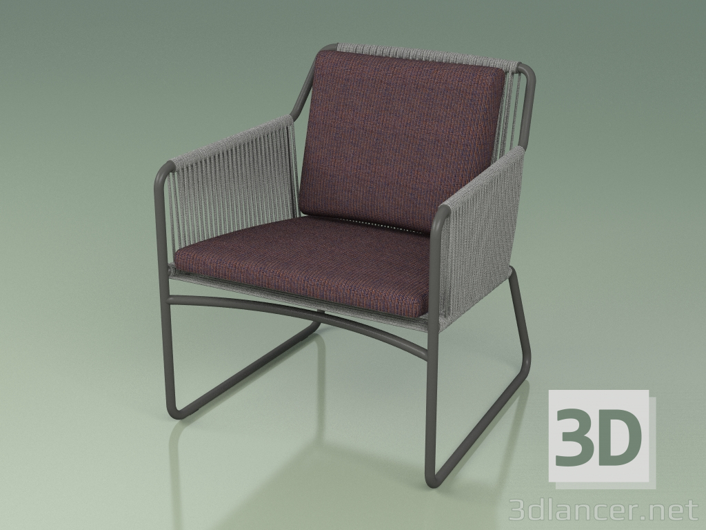 3D modeli Sandalye 368 (Metal Duman) - önizleme