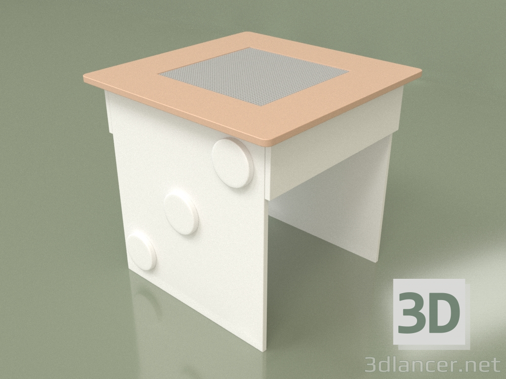 3d model Mesa de juego con parque infantil (Ginger) - vista previa