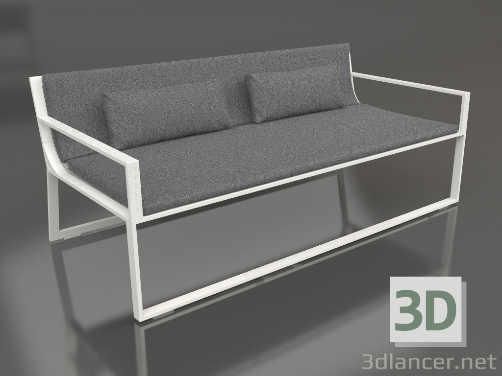 3D Modell 2-Sitzer-Sofa (Achatgrau) - Vorschau