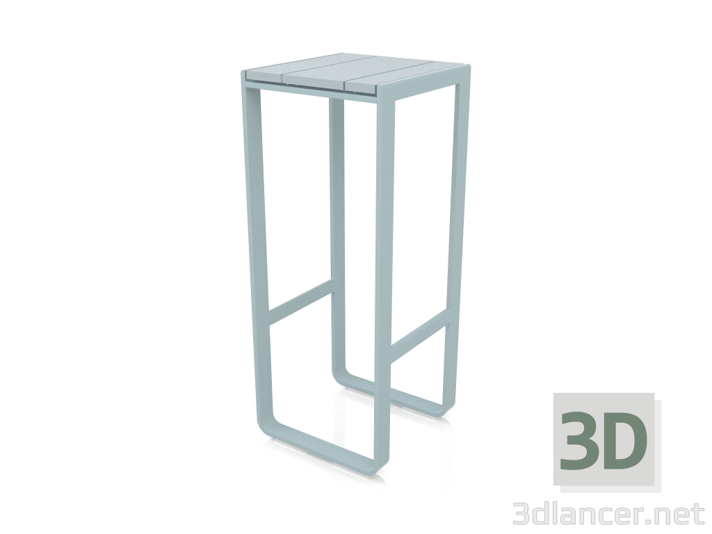 modèle 3D Tabouret haut (Bleu gris) - preview