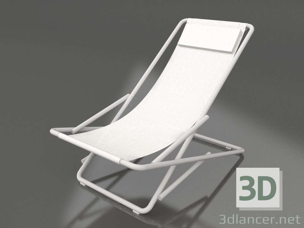 modello 3D Chaise longue sexy (Grigio) - anteprima