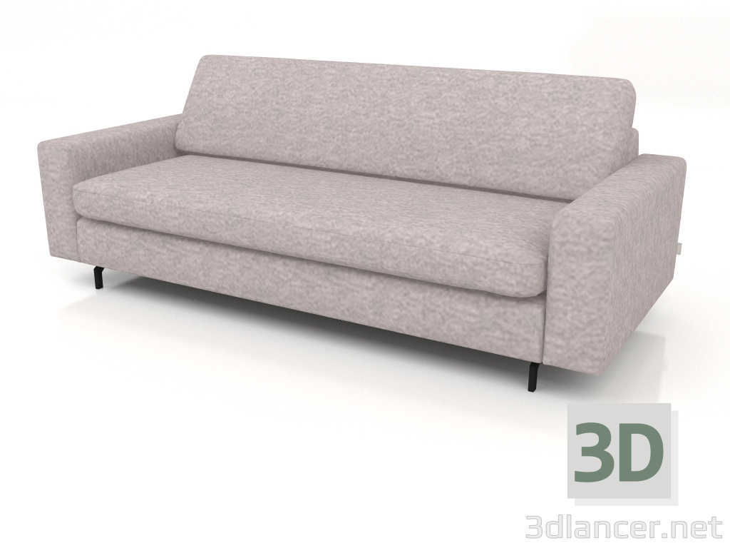 3d model Sofá Jean 2,5 plazas (Gris) - vista previa