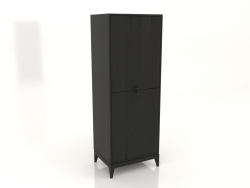 Gabinete 1 600x450x1650 mm (preto RAL 9005)