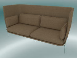 Sofa Sofa (LN7, 90x232 H 115cm, Pieds Chromés, Hot Madison 495)