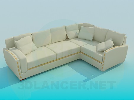 3D Modell Ecksofa - Vorschau