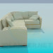 3D Modell Ecksofa - Vorschau