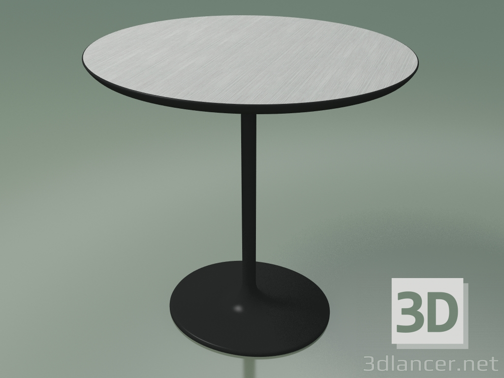 3D modeli Oval sehpa 0680 (H 50 - 51х47 cm, beyaz, V44) - önizleme