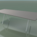 Modelo 3d Mesa trapezoidal 5412 (H 74 - 120-80x240 cm, laminado Fenix F04, V12) - preview