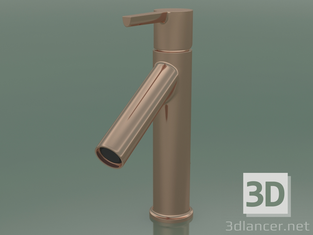 Modelo 3d Misturador monocomando para lavatório 100, CoolStart (ouro vermelho polido, 10007300) - preview