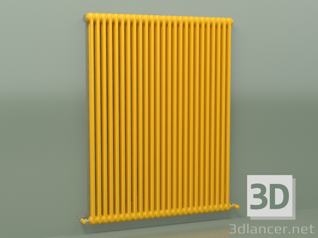 modèle 3D Radiateur TESI 2 (H 1500 25EL, Jaune melon - RAL 1028) - preview