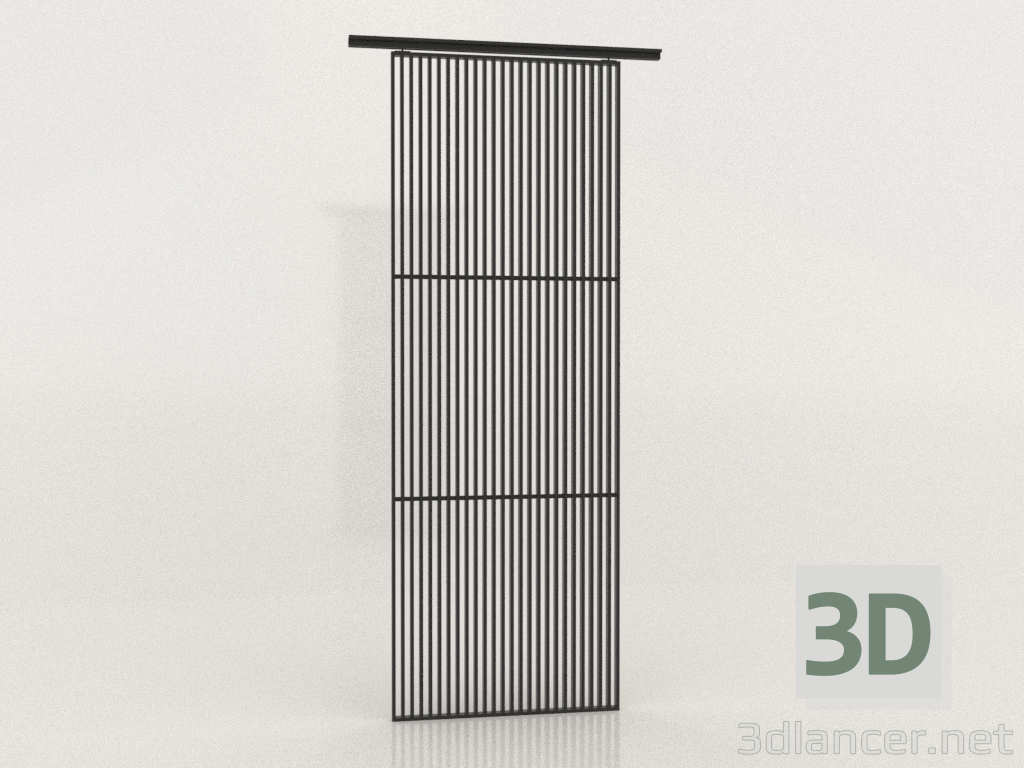 3d model Mamparas de carril BOCA STRIPE - vista previa