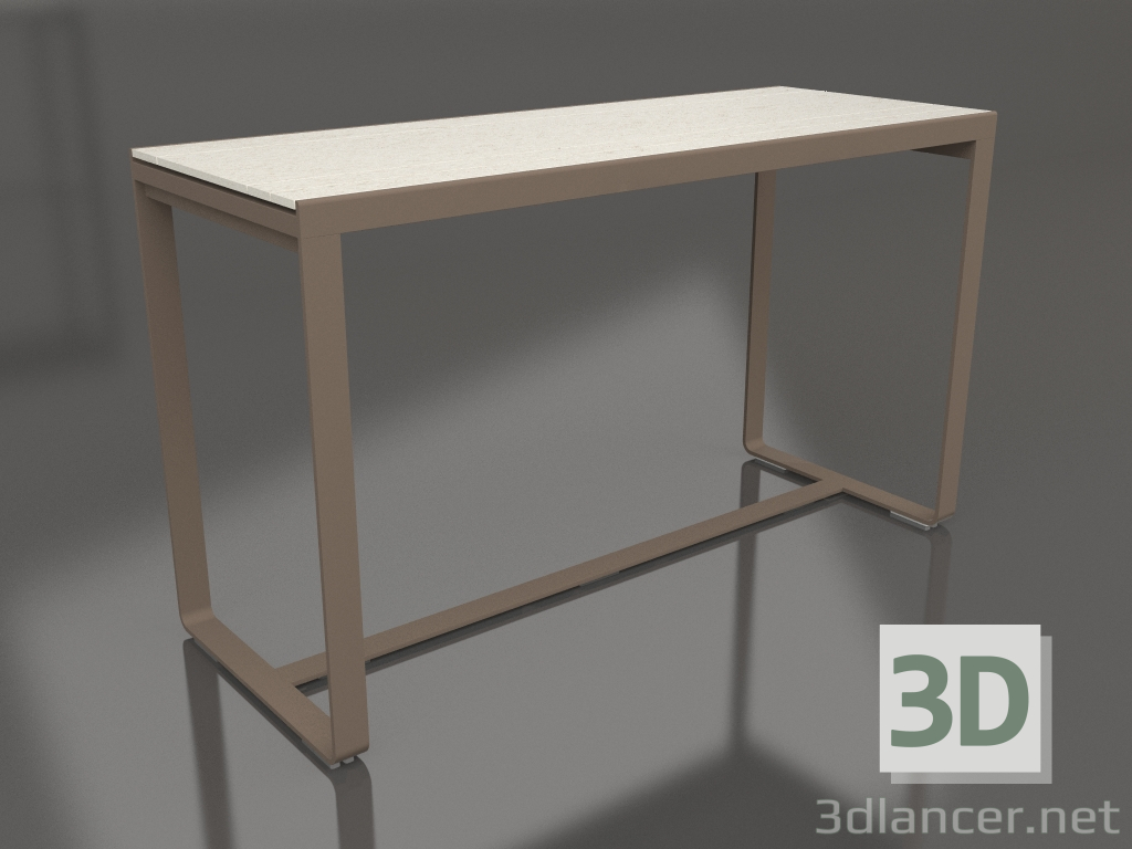 3d model Mesa de bar 180 (DEKTON Danae, Bronce) - vista previa