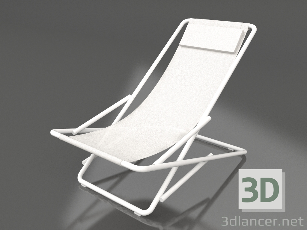 3D Modell Chaiselongue sexy (Weiß) - Vorschau