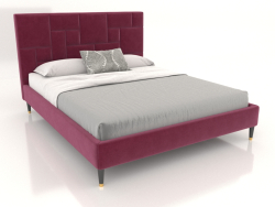 Кровать двуспальная с изголовьем Cali