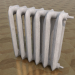 3d Battery (radiator) heating, painted cast iron. model buy - render