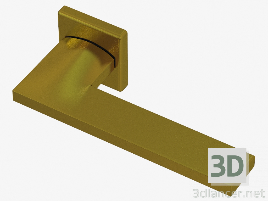 3D Modell Türgriffflügel (Messing gebürstet) - Vorschau