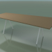 modèle 3D Table trapézoïdale 5412 (H 74 - 120-80x240 cm, stratifié Fenix F05, V12) - preview