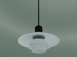 Pendant lamp PH 2/1 (20W E14, BLK PVD CLII GLASS)