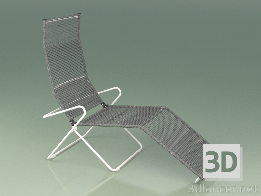 modèle 3D Chaise 376 (Métal Lait) - preview